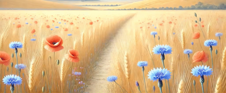champs de blés compte rendu bleuet coquelicot douceur de l'été oracle voyance codedevie.fr